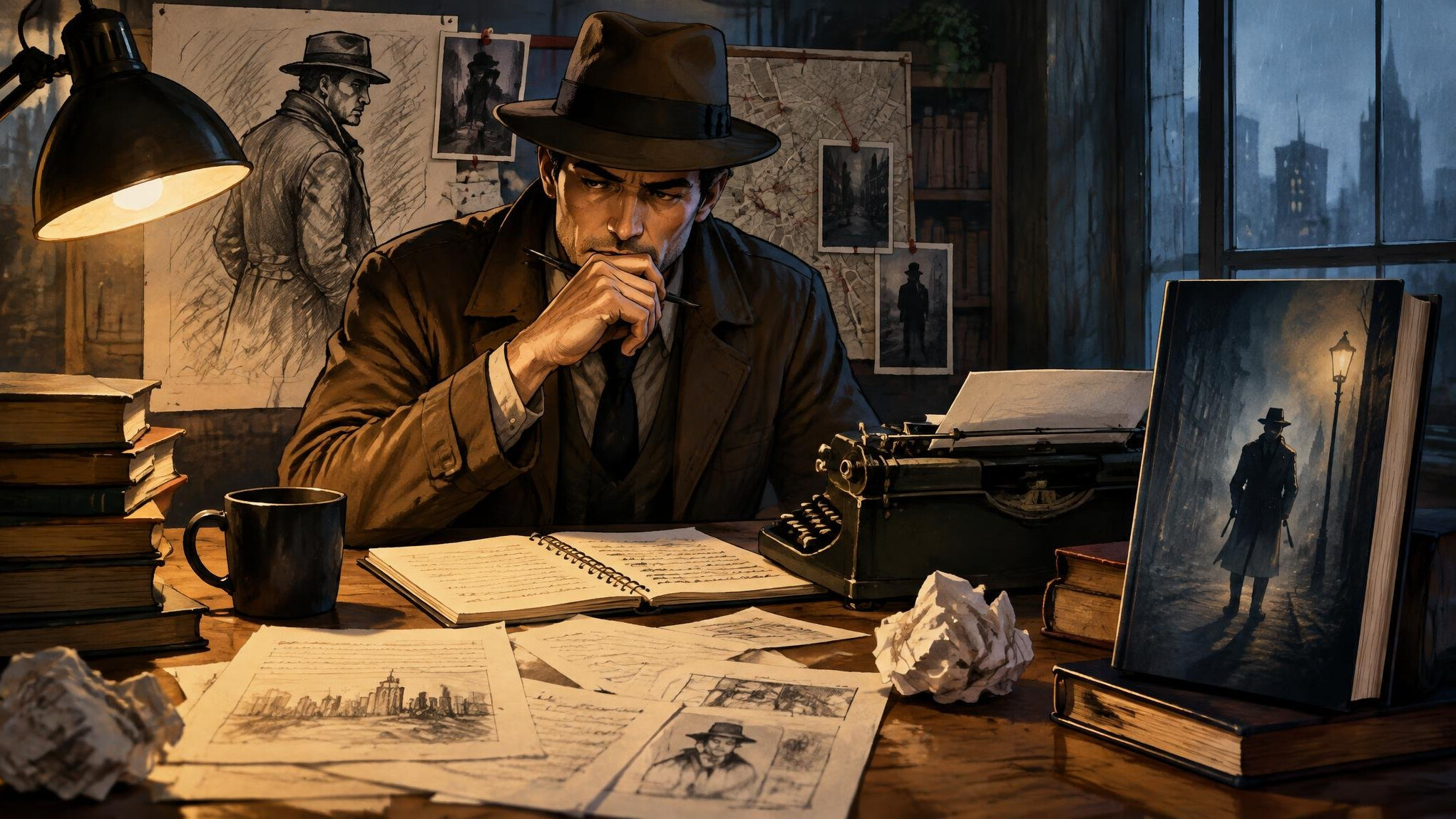 detective character sketch