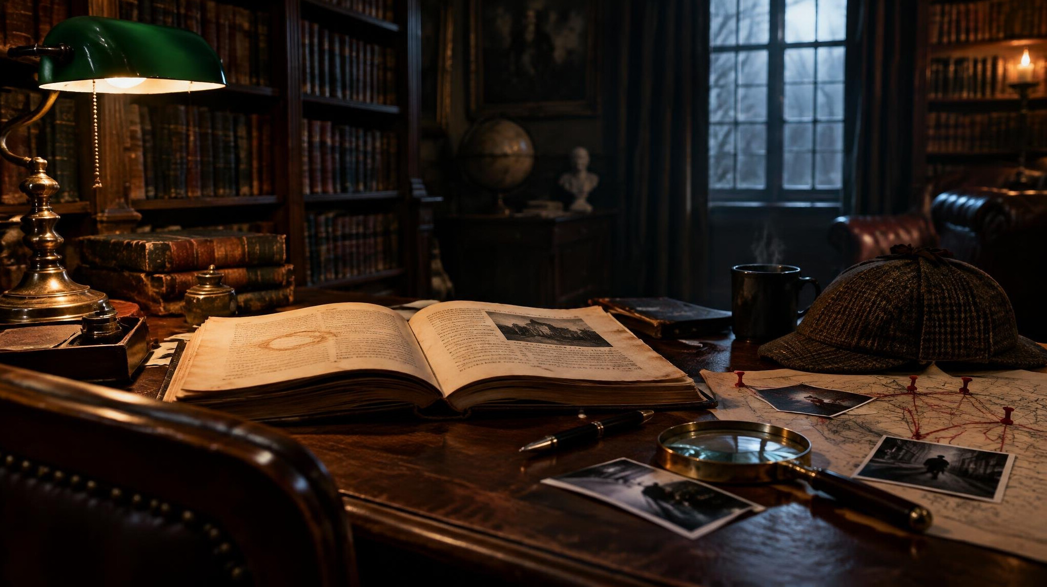 old library interior
