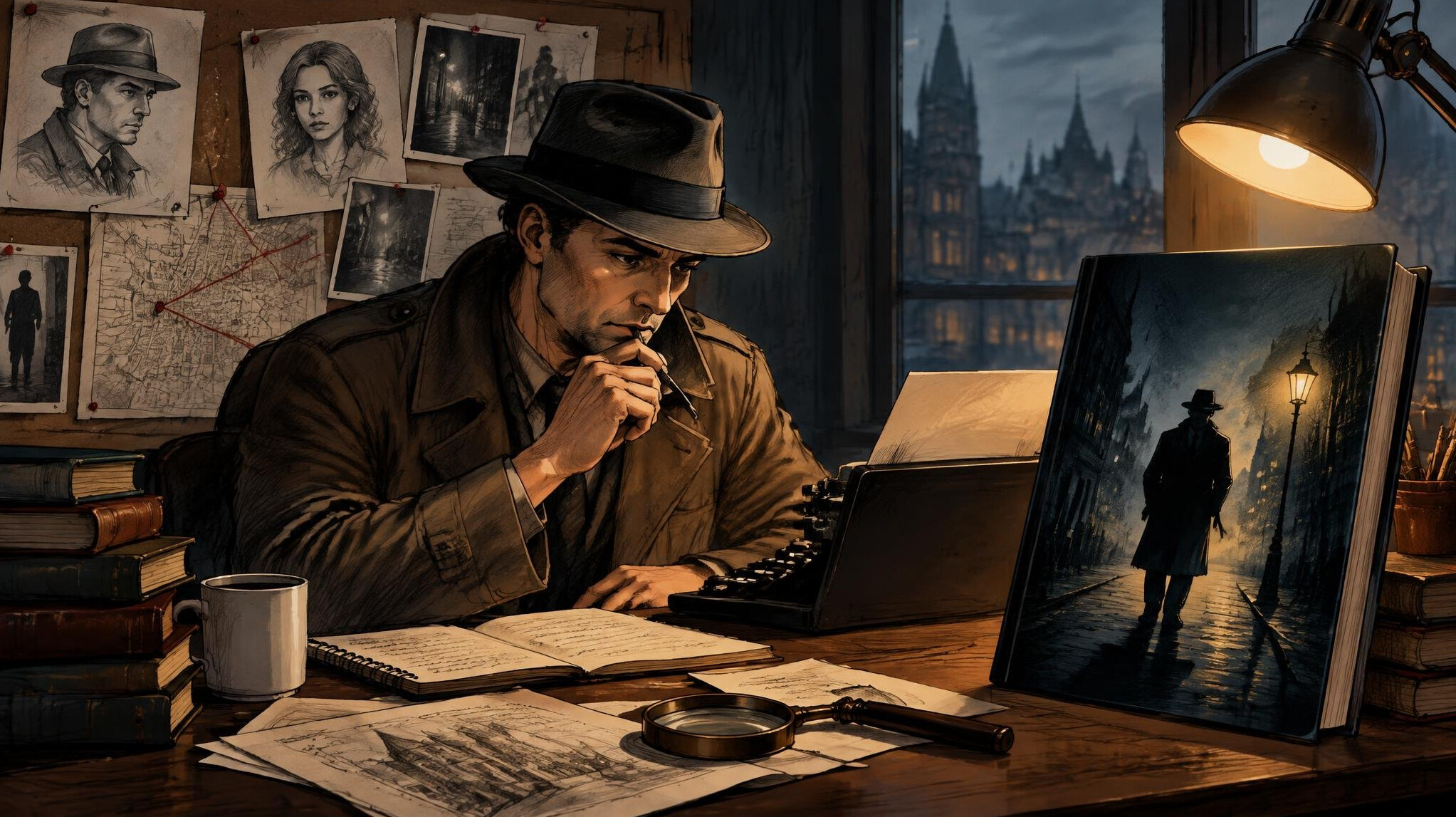 detective character sketch